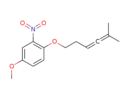 4-methoxy-1-((5-methylhexa-3,4-dien-1-yl)oxy)-2-nitrobenzene