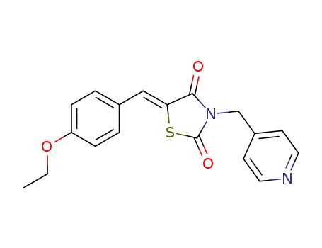 (Z)-5-(4-ethoxybenzylidene)-3-(pyridin-4-ylmethyl)thiazolidine-2,4-dione