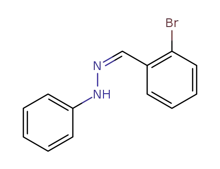 Molecular Structure of 10407-11-1 (N-(2-BROMO-BENZYLIDENE)-N'-PHENYL-HYDRAZINE)