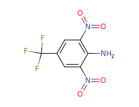 Molecular Structure of 445-66-9 (4-AMINO-3,5-DINITROBENZOTRIFLUORIDE)