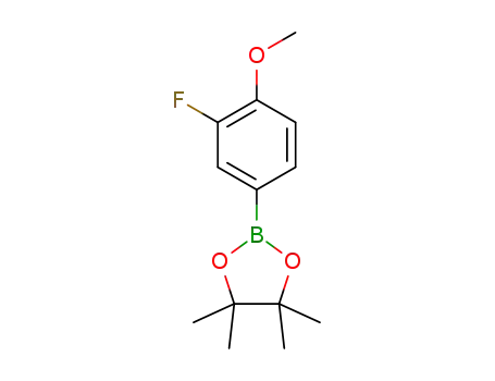 2-(3-fluoro-4-methoxyphenyl)-4,4,5,5-tetramethyl-[1,3,2]dioxaborolane