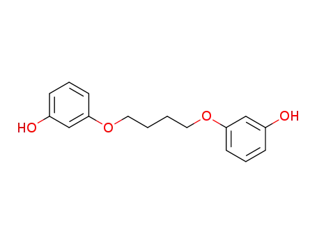 Molecular Structure of 58529-75-2 (Phenol, 3,3'-[1,4-butanediylbis(oxy)]bis-)