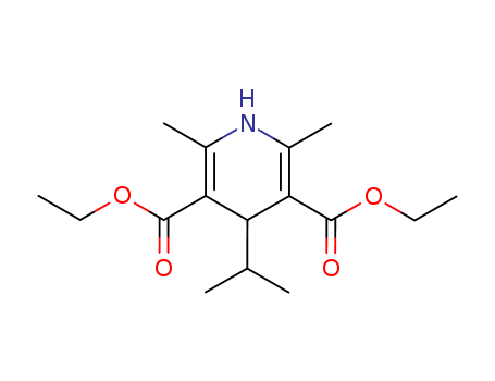 3,5-Pyridinedicarboxylic acid, 1,4-dihydro-2,6-dimethyl-4-(1-methylethyl)-, diethyl ester