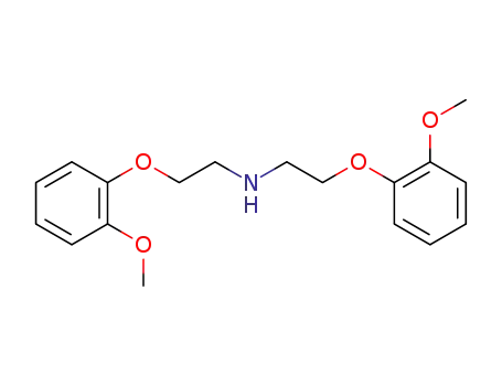 Molecular Structure of 3258-70-6 (Ethanamine, 2-(2-methoxyphenoxy)-N-[2-(2-methoxyphenoxy)ethyl]-)