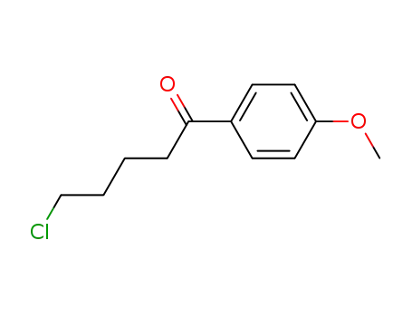 Molecular Structure of 949-06-4 (5-CHLORO-1-(4-METHOXYPHENYL)-1-OXOPENTANE)