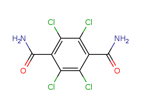 Molecular Structure of 1786-85-2 (1,4-Benzenedicarboxamide, 2,3,5,6-tetrachloro-)