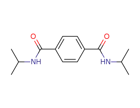 Molecular Structure of 15208-70-5 (1,4-Benzenedicarboxamide, N,N'-bis(1-methylethyl)-)