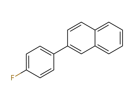 Molecular Structure of 28396-55-6 (Naphthalene, 2-(4-fluorophenyl)-)