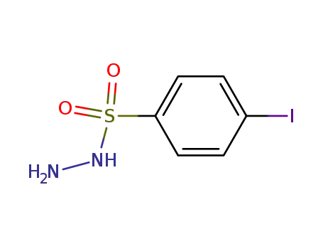 Molecular Structure of 2751-27-1 (4-Iodobenzenesulfonohydrazide)