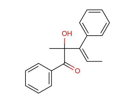 (E)-2-hydroxy-2-methyl-1,3-diphenylpent-3-en-1-one