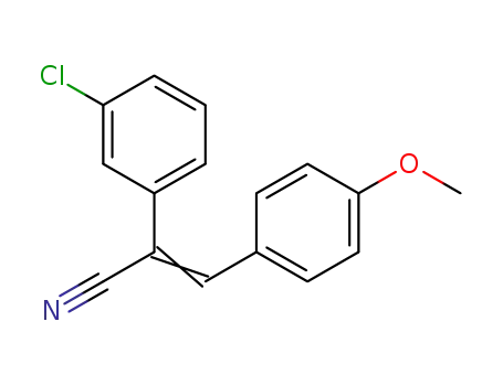 2-(3-chlorophenyl)-3-(4-methoxyphenyl)acrylonitrile