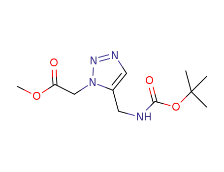 methyl (5-{[(tert-butoxycarbonyl)amino]methyl}-1H-1,2,3-triazol-1-yl)acetate