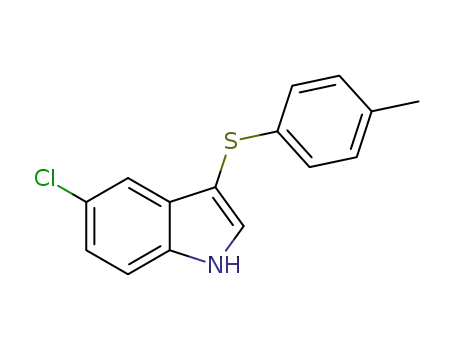 5-chloro-3-[(4-methylphenyl)sulfanyl]-1H-indole