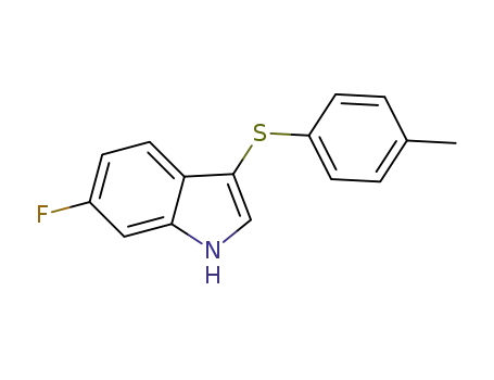6-fluoro-3-[(4-methylphenyl)thio]indole