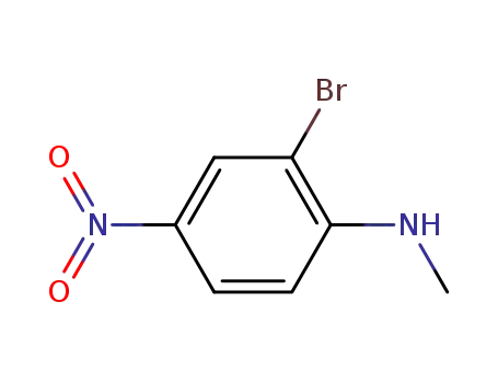 Molecular Structure of 6911-88-2 (2-bromo-N-methyl-4-nitroaniline)