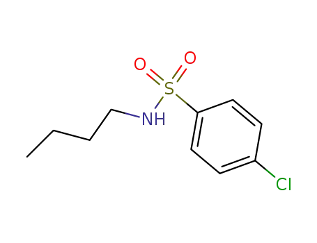 Molecular Structure of 6419-73-4 (N-butyl-4-chlorobenzenesulfonamide)