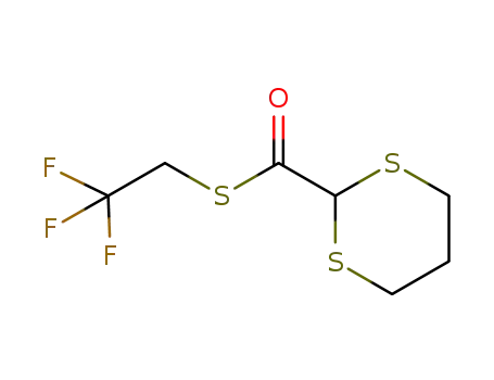 2,2,2-trifluoroethyl 2-[(1,3-dithian)-2-yl]-ethanthioate