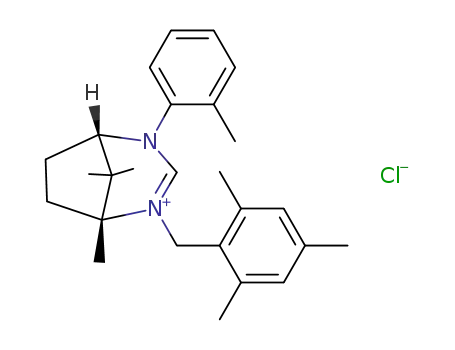 (1R,5S)-1,8,8-trimethyl-4-(o-tolyl)-2-(2,4,6-trimethylbenzyl)-2,4-diazabicyclo[3.2.1]oct-2-en-2-ium chloride