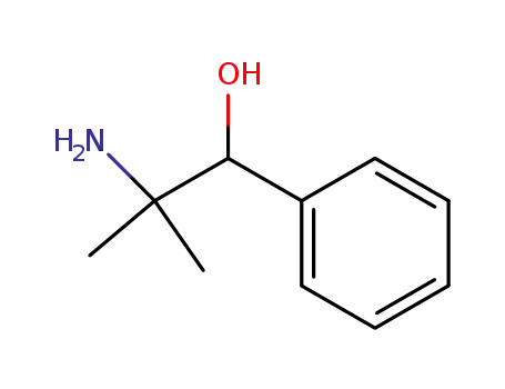 Molecular Structure of 34405-42-0 (2-AMINO-2-METHYL-1-PHENYL-PROPAN-1-OL)