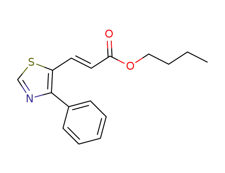 (E)-butyl 3-(4-phenylthiazol-5-yl)acrylate