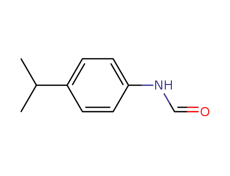 Molecular Structure of 5279-58-3 (Formamide, N-[4-(1-methylethyl)phenyl]- (9CI))