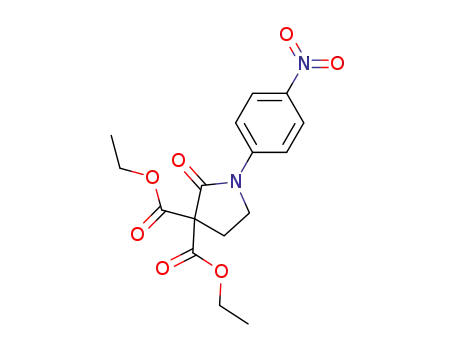 diethyl 1-(4-nitrophenyl)-2-oxopyrrolidine-3,3-dicarboxylate