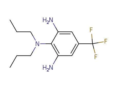 Molecular Structure of 2078-06-0 (N~2~,N~2~-dipropyl-5-(trifluoromethyl)benzene-1,2,3-triamine)