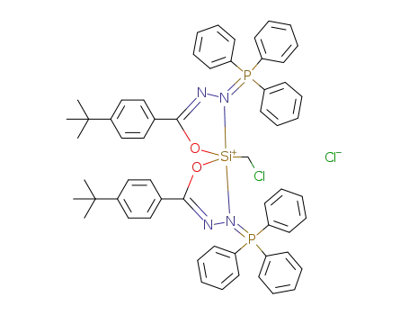 bis[N-(triphenylphosphinimino)-4-t-butyl-phenyl-N',O](chloromethyl)siliconium chloride