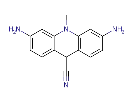 3,6-diamino-10-methyl-9,10-dihydro-acridine-9-carbonitrile
