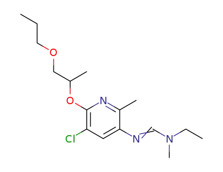 N’-[5-chloro-2-methyl-6-(1-methyl-2-propoxy-ethoxy)-3-pyridyl]-N-ethyl-N-methyl-formamidine