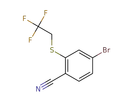 4-bromo-2-[(2,2,2-trifluoroethyl)sulphanyl]benzonitrile