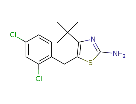 4-tert-butyl-5-(2,4-dichlorobenzyl)thiazol-2-amine