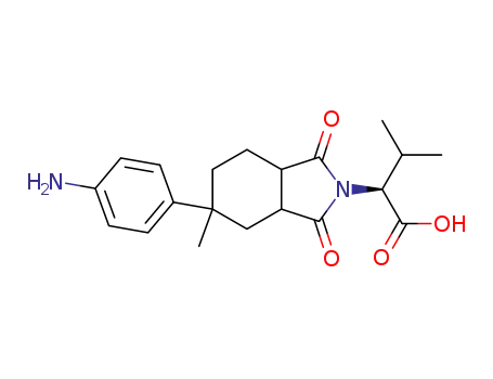 2-[5-methyl-5-(4-aminophenyl)-1,3-dioxooctahydroisoindol-2-yl]-3-methylbutanoic acid