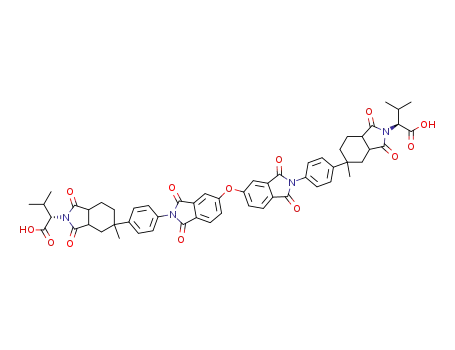 (S)-2-(5-(4-(5-(2-(4-(2-((S)-1-carboxy-3-methylbutyl)-5-methyl-1,3-dioxooctahydro-1H-isoindol-5-yl)phenyl)-1,3-dioxoisoindolin-5-yloxy)-1,3-dioxoisoindolin-2-yl)phenyl)-5-methyl-1,3-dioxo-1H-isoindol-2(3H,3aH,4H,5H,6H,7H,7aH)-yl)-3-methylbutanoic acid