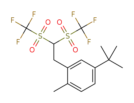 2-(2,2-bis(trifluoromethylsulfonyl)ethyl)-4-t-butylphenol