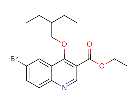 ethyl 6-bromo-4-(2-ethylbutoxy)quinoline-3-carboxylate