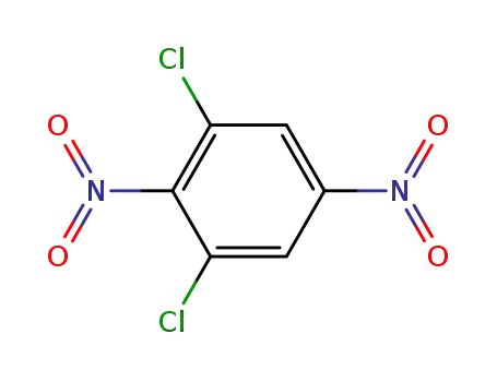 Molecular Structure of 13633-34-6 (1,3-Dichloro-2,5-dinitrobenzene)