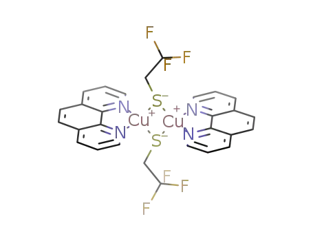 [(1,10-phenanthroline)Cu(μ-SCH2CF3)]2