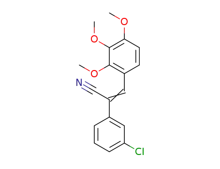 3-(2,3,4-trimethoxyphenyl)-2-(3-chlorophenyl)acrylonitrile