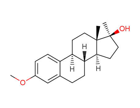 Molecular Structure of 15236-73-4 (3-Methoxy-17α-Methylestra-1,3,5(10)trien-17β-ol)