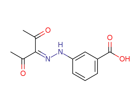 3-[N'-(1-acetyl-2-oxo-propylidene)-hydrazino]-benzoic acid
