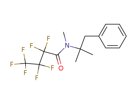 N-(1,1-Dimethyl-2-phenyl-ethyl)-2,2,3,3,4,4,4-heptafluoro-N-methyl-butyramide