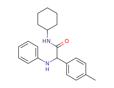 N-cyclohexyl-2-(phenylamino)-2-(p-tolyl)acetamide