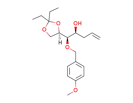 (1R,2S)-1-((R)-2,2-diethyl-1,3-dioxolanyl-4-yl)-1-((4-methoxybenzyl)oxy)pent-4-en-2-ol