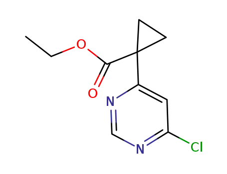 ethyl 1-(6-chloropyrimidin-4-yl)cyclopropane-1-carboxylate