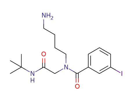 N-(4-aminobutyl)-N-(2-(tert-butylamino)-2-oxoethyl)-3-iodobenzamide