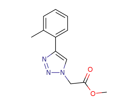 methyl 2-(4-(o-tolyl)-1H-1,2,3-triazol-1-yl)acetate