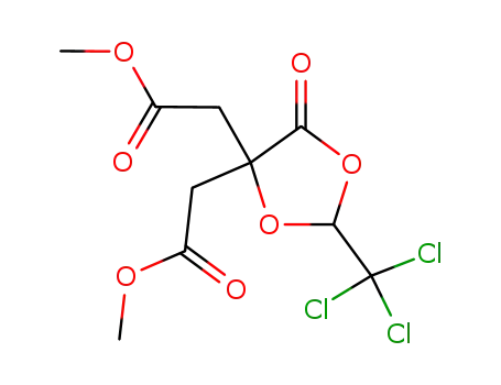 (5-oxo-2-trichloromethyl-[1,3]dioxolane-4,4-diyl)-bis-acetic acid dimethyl ester