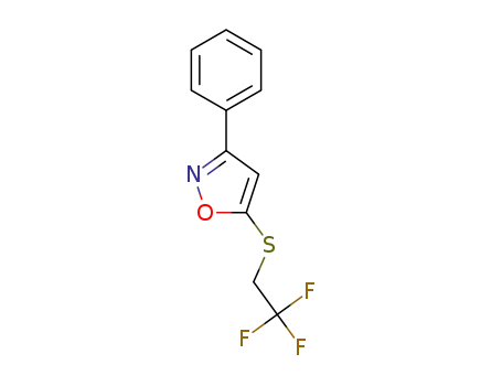 3-phenyl-5-[(2,2,2-trifluoroethyl)sulfanyl]isoxazole