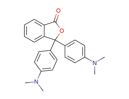 Molecular Structure of 5339-80-0 (3,3-bis[4-(dimethylamino)phenyl]phthalide)